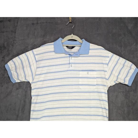 Vintage Knightsbridge Polo Shirt Mens Large Preppy Tennis Country Club 80s - Picture 2 of 9